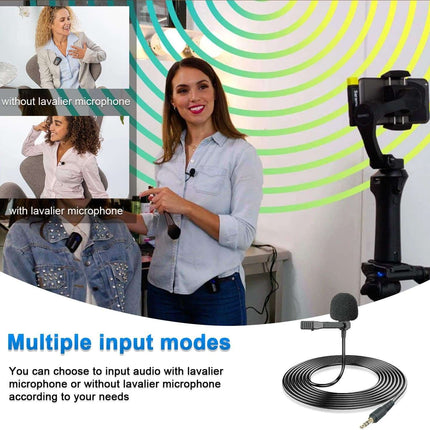 Saramonic Blink500 B6 Wireless Lavalier Microphone 2.4GHz Dual-Channel Stereo