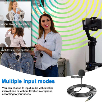 Saramonic Blink500 B6 Wireless Lavalier Microphone 2.4GHz Dual-Channel Stereo