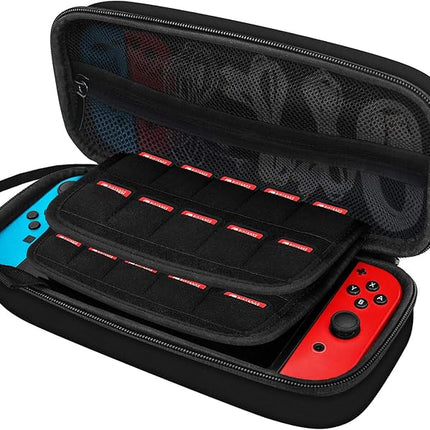 Nintendo Switch Carry Case 20 Game Cartridge Holders Plus Space for Joycons etc