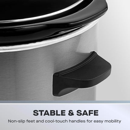 Daewoo Stainless Steel Slow Cooker 1.5L - SDA1363