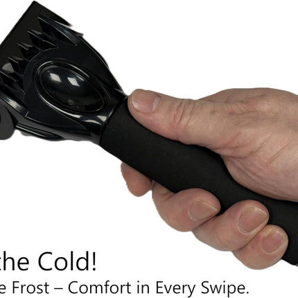 Premium Car Ice Scraper 2 In 1 Head For Ice & Clearing Snow A Winter Essential