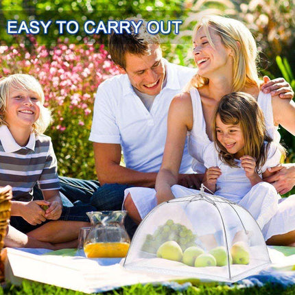 Keep Bugs Away! Large Pop-Up Mesh Food Tent 4 Pack, Collapsible & Reusable