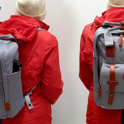 Backpack Laptop Rucksack Waterproof 100% Recycled Material Very Eco-friendly