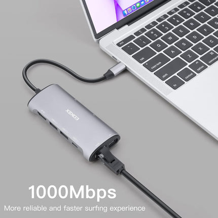 USB C Docking Station 8-in-1 with 4K HDMI 100W PD 2 USB-A 3.1 1 USB-C 3.1