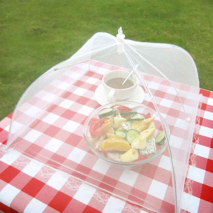 Pop-Up Mesh Food Cover Tent Umbrella Large 17" - 43 x 43 cm Reusable Collapsible
