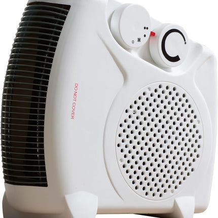Daewoo Fine Element Portable Dual position Fan Heater 2 Settings 1KW/2KW HEA1927