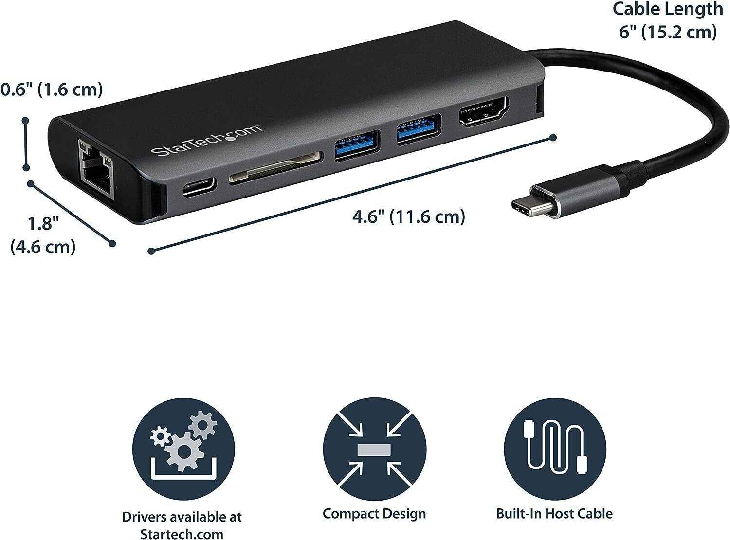 Multiport USB Station Adapter Docking Hub Laptop HDMI Type Type-C with Dock 3.0