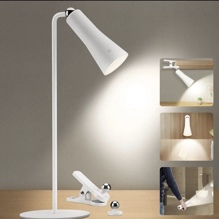 MAGNATIC Desk LIGHT Rechargeable and Detachable 3 in 1 USB TORCH Black