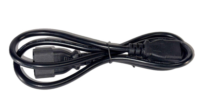 IEC Power Extension 1m Cable IEC Male to Female UPS Lead C13 - C14 Mains 240V