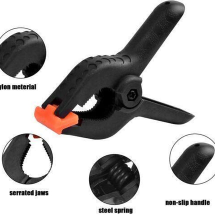 4 Inch Heavy Duty Nylon Spring Clamps, Woodworking, Photography Studios and DIY