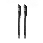 Guyacom Erasable Gel Pen 0.5 mm Tip (black) - 2 Pack