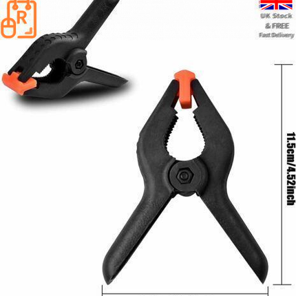 4 Inch Heavy Duty Nylon Spring Clamps, Woodworking, Photography Studios and DIY