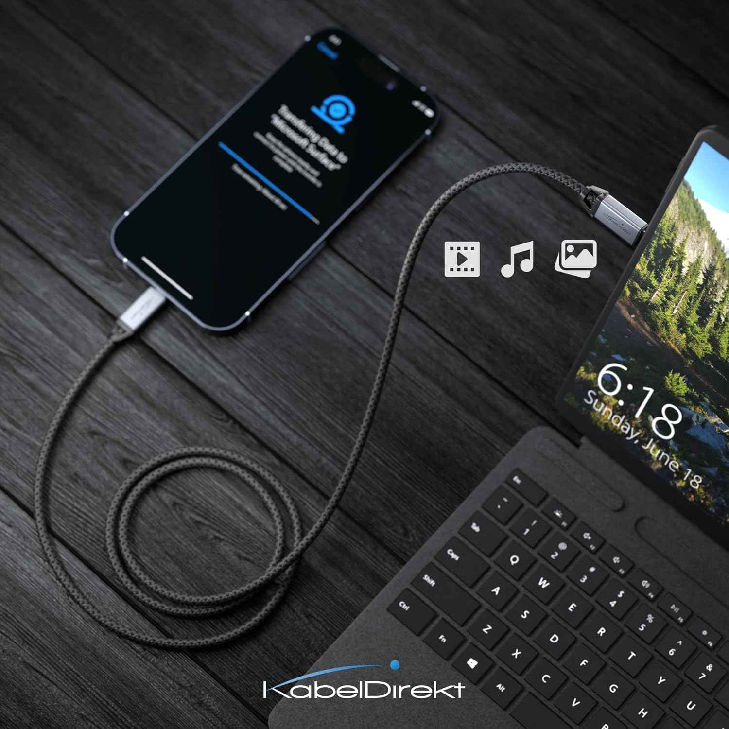 Premium USB-C to USB-C Fast Charging Cables for iPhone 15 16 Samsung Galaxy etc
