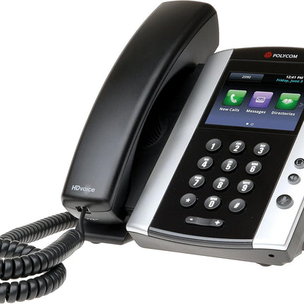 Polycom VVX 501 HD Business Media IP Desk Phone PoE for Office & Call Centers