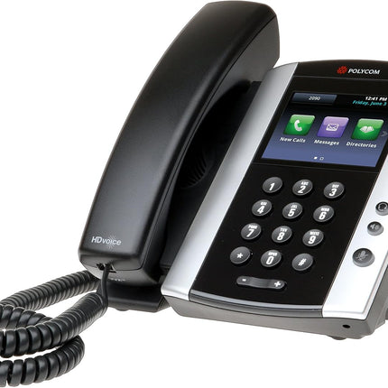 Polycom VVX 501 HD Business Media IP Desk Phone PoE for Office & Call Centers