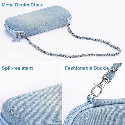 Nintendo Switch Case 13 in 1 Switch Accessories Denim Case with 9 Card Slots