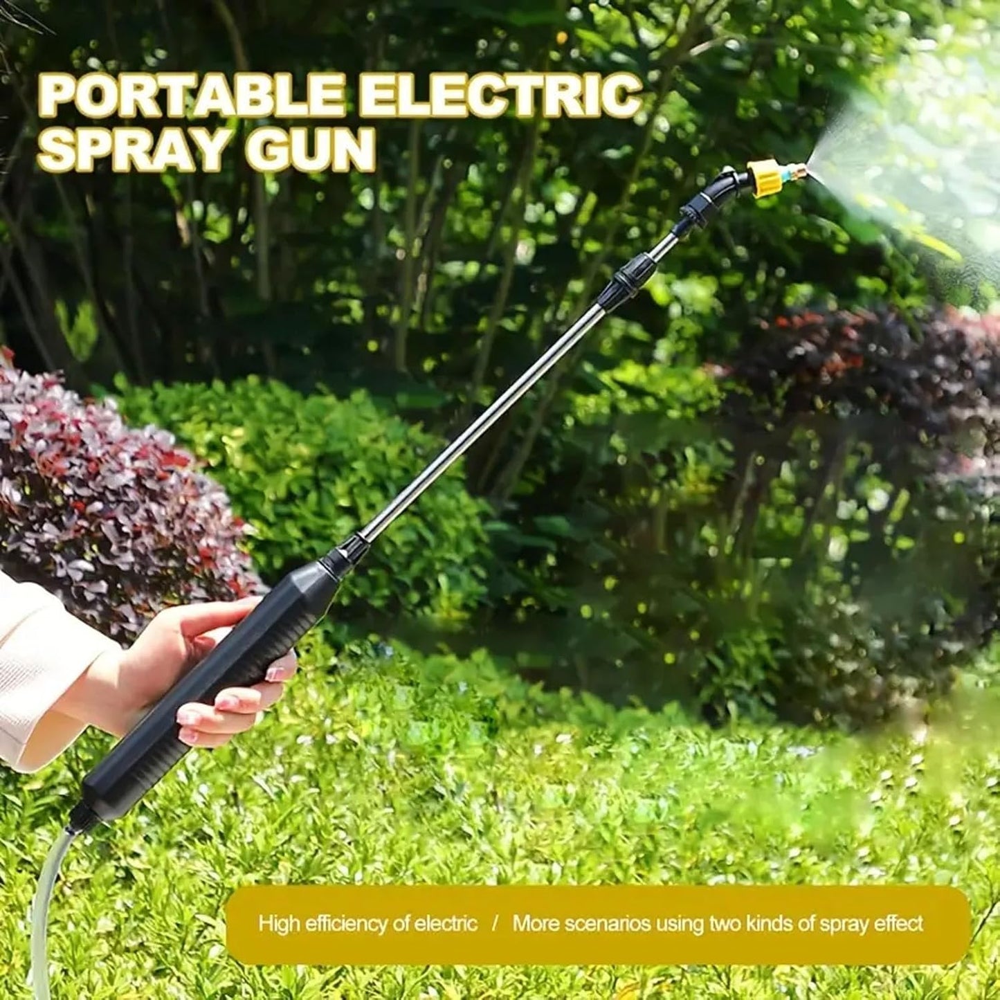 Garden Electric Sprayer Battery Powered Watering Wand Automatic Pumping Sprayer