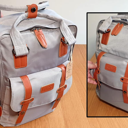 Backpack Laptop Rucksack Waterproof 100% Recycled Material Very Eco-friendly