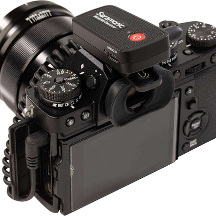 Saramonic Blink 500RX Wireless Receiver Dual Channel 2.4GHz Digital Camera Mount