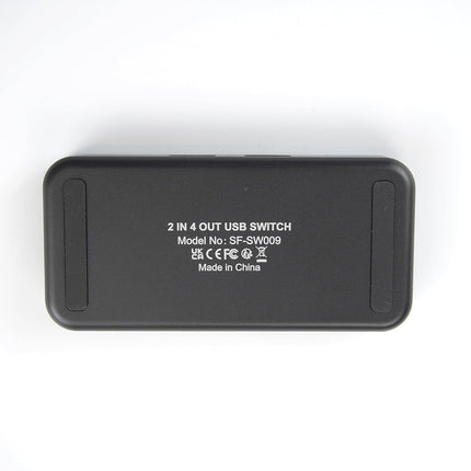 KVM USB 3.0 Switcher for 2 PCs to Share USB Devices 5Gbps High Speed 2 In 4 Out