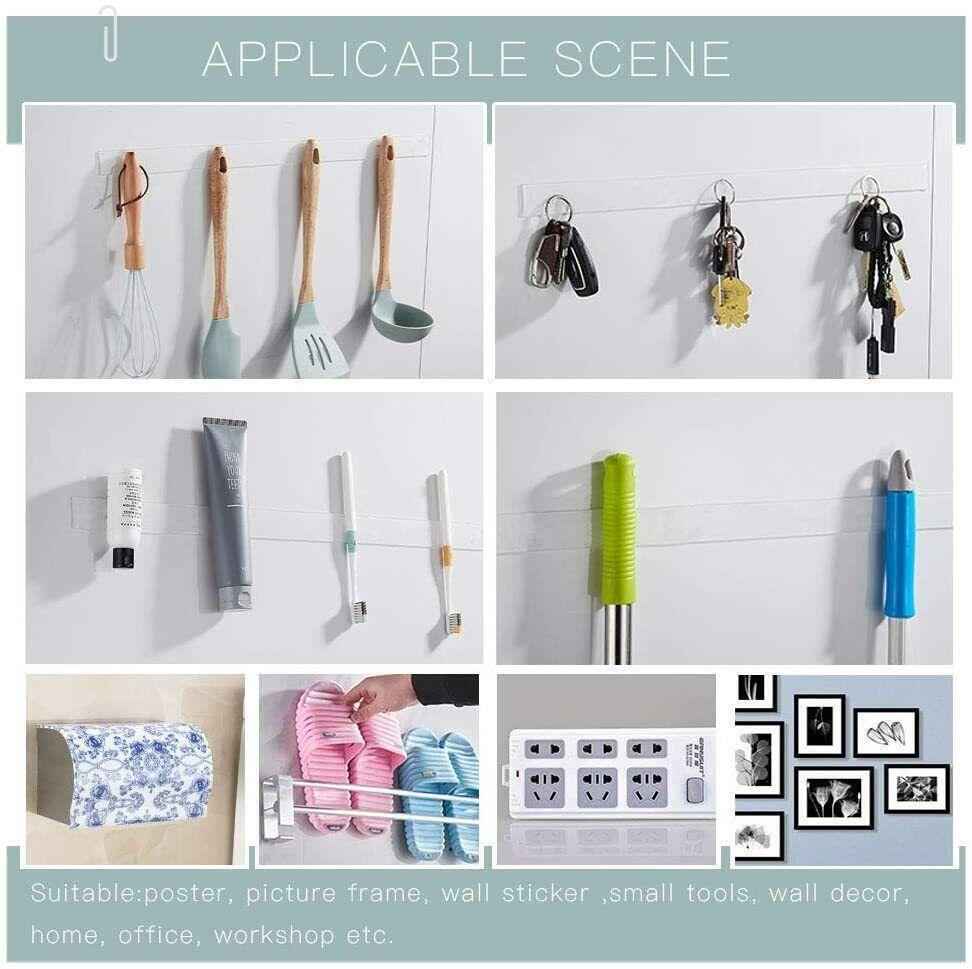 NANO TAPE ADHESIVE DOUBLE SIDED STRONG TRACELESS WASHABLE REMOVABLE CLEAR 8m