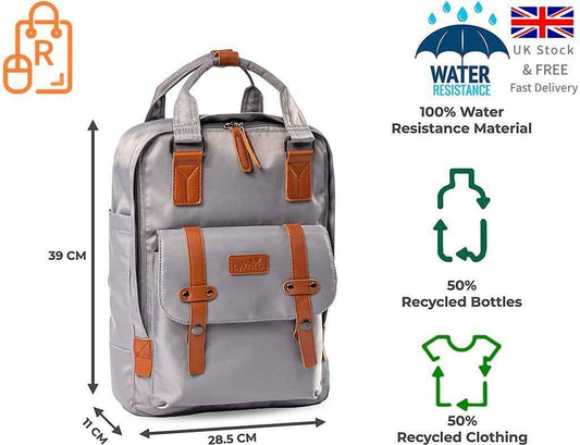 Large Backpack Laptop Rucksack Waterproof School Bag Women Men Waterproof