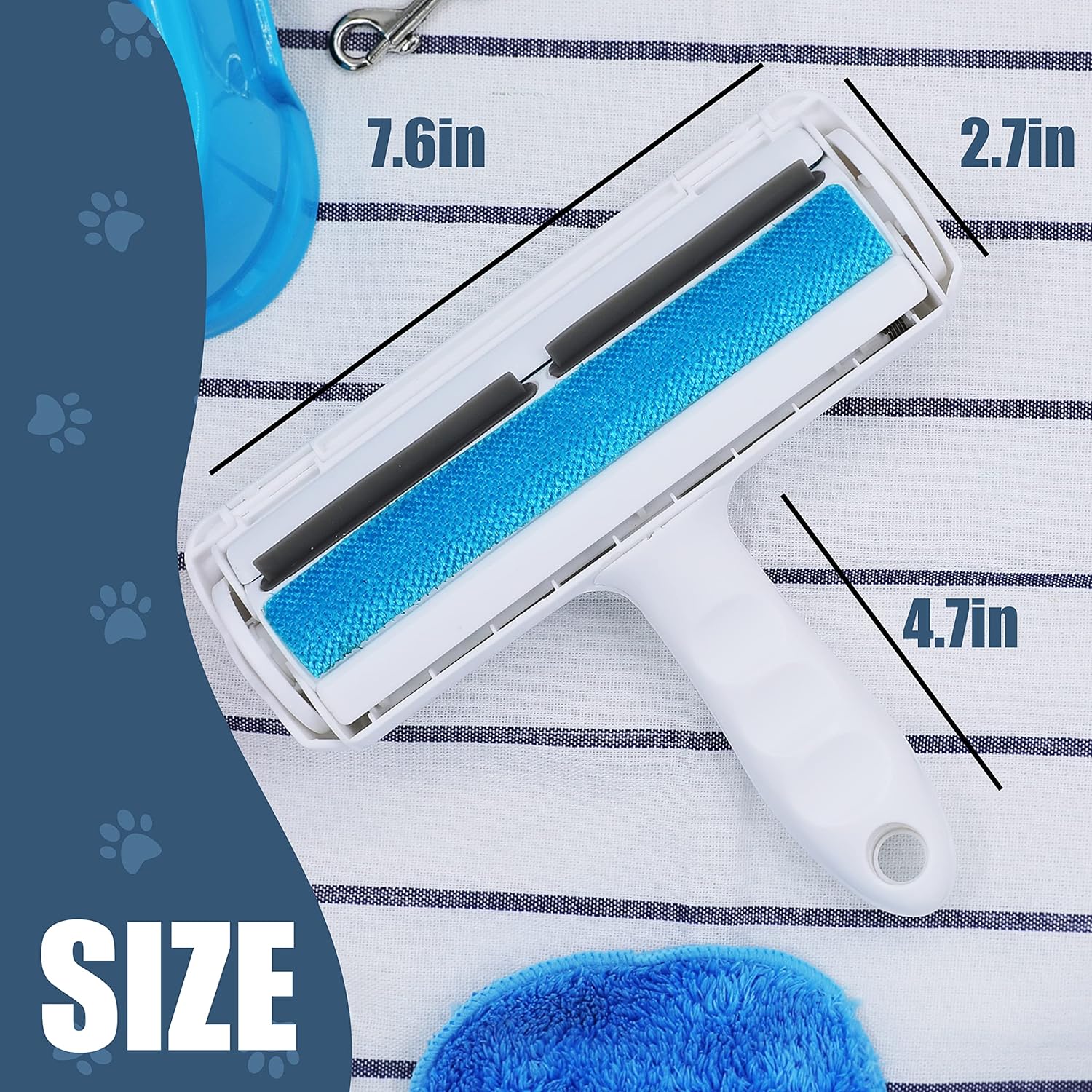Pet Hair Remover Reusable Lint Roller for All Pets Removes Hairs You Cannot See