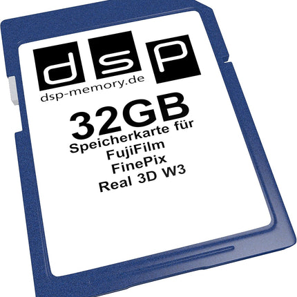 32GB Speicherkarte für FujiFilm FinePix Real 3D W3