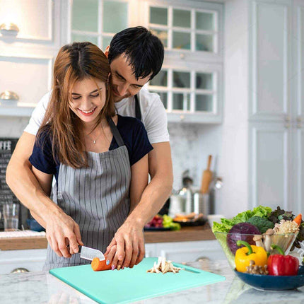 Premium Utility Chopping Board with Handles Food Safe BPA Free Dishwasher Safe