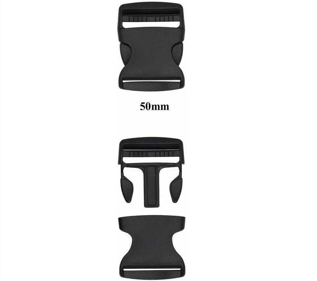 Delrin Side Release Buckles, 5 Sizes, for Webbing DIY Paracord Bracelets, Black