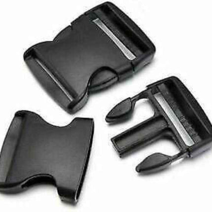 Side Release Buckles Clips for Webbing Strap Squeeze Fasteners Delrin 5 Sizes