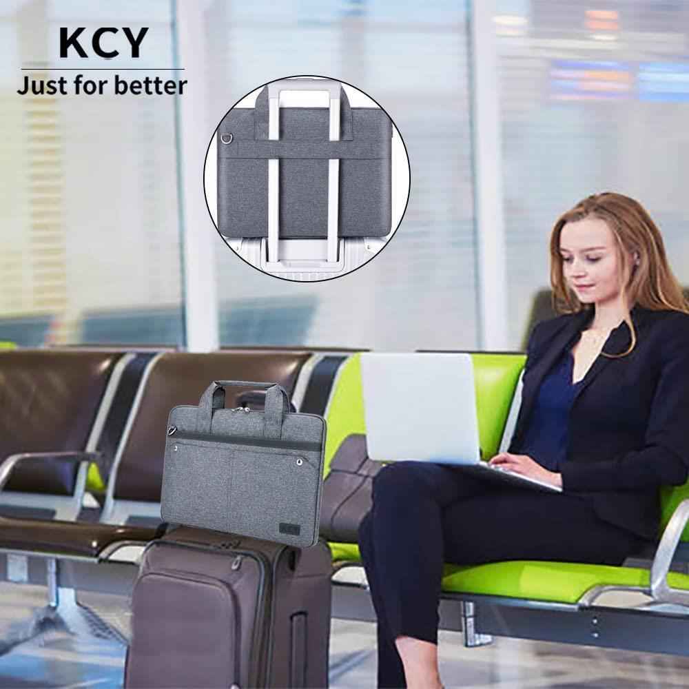 KCY 13 Inch Laptop Case with Detachable Shoulder Strap School Office Everyday
