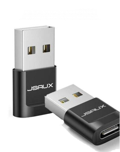 Premium USB Type C Female to USB A Male Adapter Converter Charger - Black