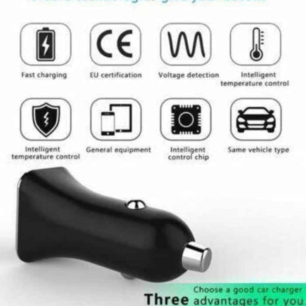 Car Cigarette Charger Dual USB C PD + USB A Fast Charge Your Devices ON THE GO