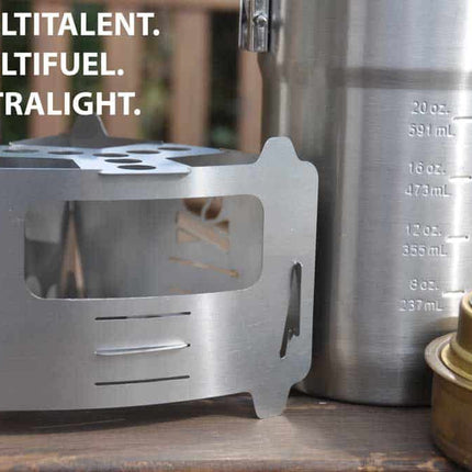 BE Bushbox Ultralight Outdoor Pocket Stove