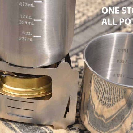 BE Bushbox Ultralight Outdoor Pocket Stove