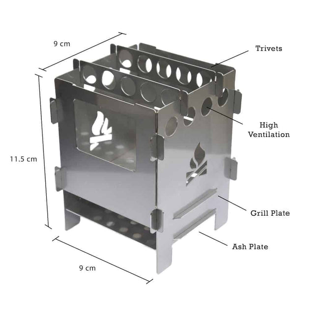 Bushcraft Essentials Bushbox Set Outdoor stove