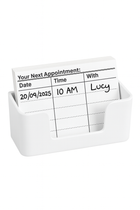 Professional Appointment Reminder Cards Pack of 200 White 300gsm Card Stock