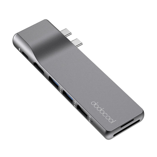 MacBook Docking Station Aluminum Alloy 8-in-2 for Your Pro / Air