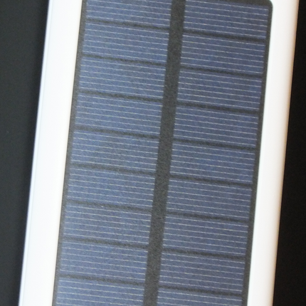 12000mAh Power Bank with Solar Panel Micro USB, iPhone, Type-C, and USB With LED
