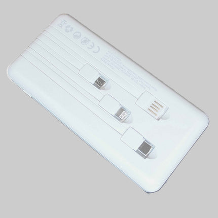 12000mAh Power Bank with Solar Panel Micro USB, iPhone, Type-C, and USB With LED