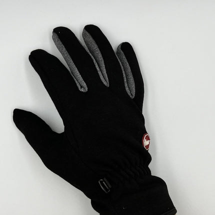 Cycling Gloves Touchscreen Running Black Gloves Warm Non-slip Fleece Lining