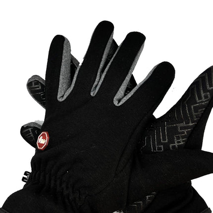 Cycling Gloves Touchscreen Running Black Gloves Warm Non-slip Fleece Lining