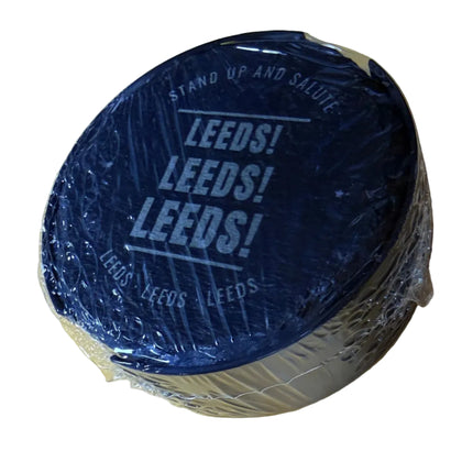 Super Leeds Inspired Slate Coasters Set of 5 Engraved Drinks Mats with Holder