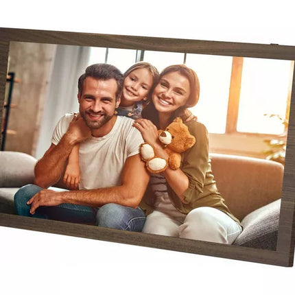 SANDSTROM SDPF15W25 15.6" Digital Photo Frame Brown HD Display USB & SD Card
