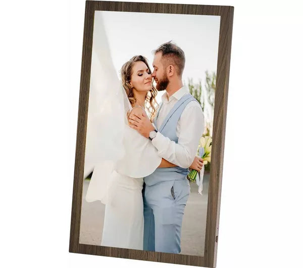 SANDSTROM SDPF15W25 15.6" Digital Photo Frame Brown HD Display USB & SD Card