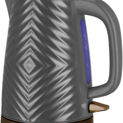 Russell Hobbs Groove Grey Cordless 1.7L 3000W Kettle