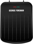 George Foreman Small Electric Fit Grill Black, 760W Non stick, Healthy, Griddle