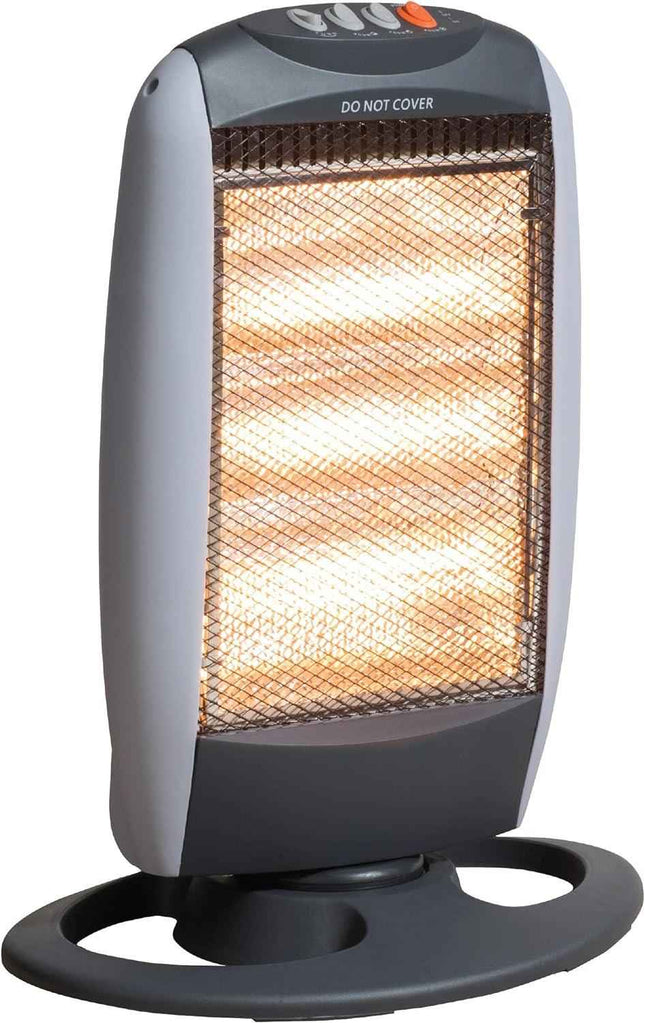 Daewoo 1200W Halogen Heater 3 Settings Instant Warmth Portable Energy Efficient