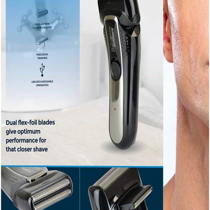 Paul Anthony 'Pro Series 2' Mens USB Foil Shaver
